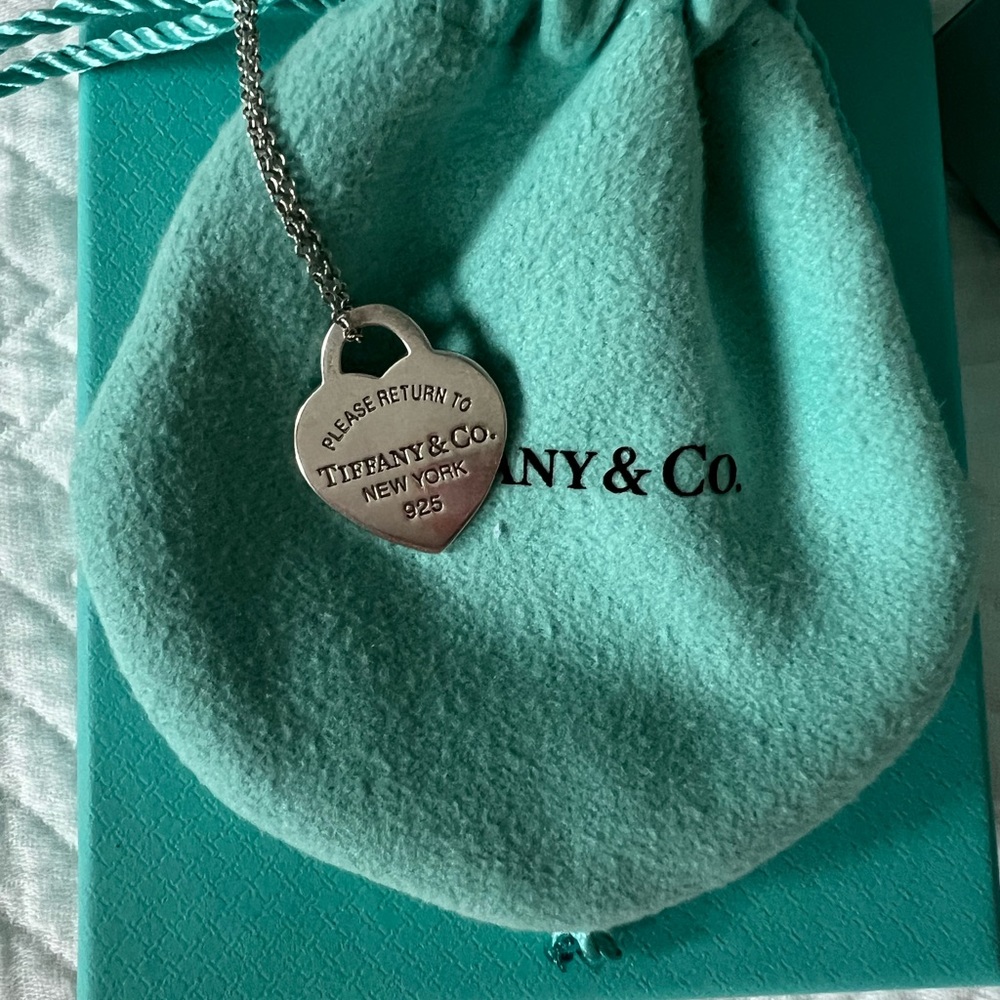 Return to Tiffany Heart Tag Pendant in Silver, Medium